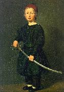 Christian Albrecht Jensen Portrait of a Boy : One of the Artist's Sons oil